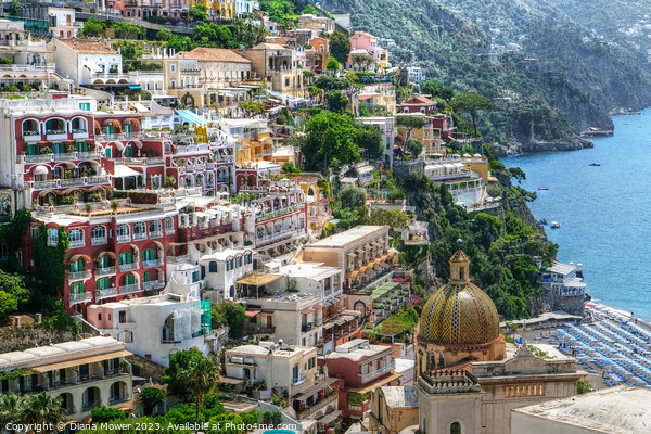 Positano Italy  Picture Board by Diana Mower