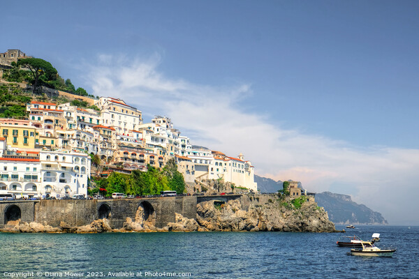 Amalfi Italy Picture Board by Diana Mower