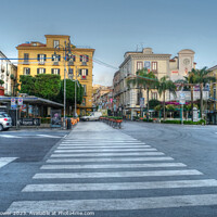 Buy canvas prints of Piazza Tasso Sorrento by Diana Mower