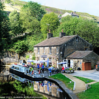 Buy canvas prints of Marsden Tunnel End Standedge   by Diana Mower