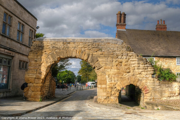 Newport Arch Lincoln Picture Board by Diana Mower