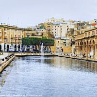 Buy canvas prints of Floriana Valletta Malta by Diana Mower