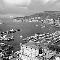 Buy canvas prints of Sorrento and the Bay of Naples by Diana Mower