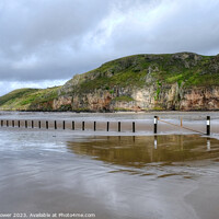 Buy canvas prints of Brean Down Reflections by Diana Mower
