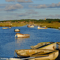 Buy canvas prints of Blakeney Habour   by Diana Mower