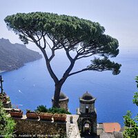 Buy canvas prints of Ravello Views Italy by Diana Mower