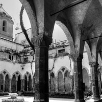 Buy canvas prints of Sorrento Cloisters of San Francesco  by Diana Mower