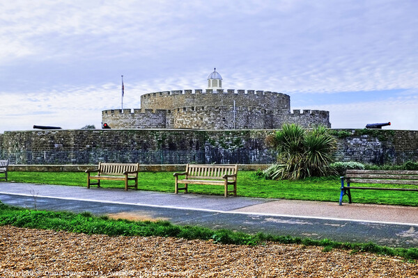 Deal Castle Kent Picture Board by Diana Mower