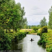 Buy canvas prints of Chelmer and Blackwater kayaking  by Diana Mower