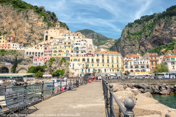  Amalfi Italy   Picture Board by Diana Mower