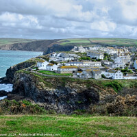 Buy canvas prints of Port Isaac to Port Gaverne Cornwall by Diana Mower
