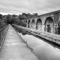 Buy canvas prints of Chirk Aqueduct and Viaduct  by Diana Mower