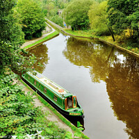 Buy canvas prints of Chirk Canal Tunnel Llangollen Canal by Diana Mower