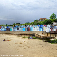 Buy canvas prints of Walton on the naze beach huts  by Diana Mower