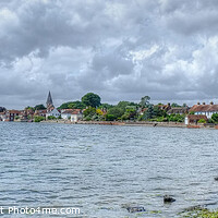 Buy canvas prints of Bosham Quay West Sussex Panoramic by Diana Mower