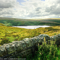 Buy canvas prints of Wessenden Head Reservoir West Yorkshire by Diana Mower
