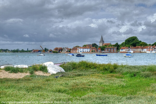 Bosham Quay West Sussex Picture Board by Diana Mower