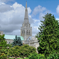 Buy canvas prints of Chichester Cathedral West Sussex by Diana Mower