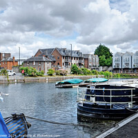 Buy canvas prints of Chichester Canal Basin West Sussex by Diana Mower