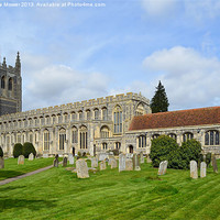 Buy canvas prints of Holy Trinity Church  Long Melford by Diana Mower