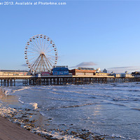 Buy canvas prints of Blackpool Pier by Diana Mower