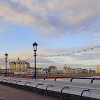 Buy canvas prints of Eastbourne Pier Sussex by Diana Mower