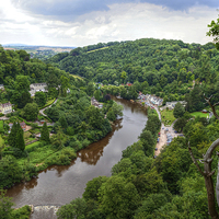 Buy canvas prints of Symonds Yat Wye Valley by Diana Mower