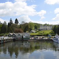 Buy canvas prints of Bowness-on-Windermere  Cumbria  by Diana Mower