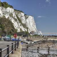 Buy canvas prints of St Margarets Bay Kent by Diana Mower