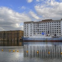 Buy canvas prints of Millennium Mills London by Diana Mower