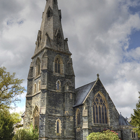 Buy canvas prints of Ambleside Church by Diana Mower
