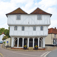Buy canvas prints of Thaxted Guildhall by Diana Mower