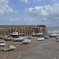 Buy canvas prints of Minehead Harbour by Diana Mower
