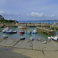 Buy canvas prints of Newquay Harbour by Diana Mower