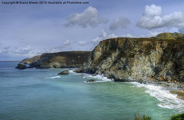 Trevaunance cove Picture Board by Diana Mower