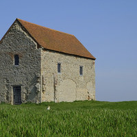 Buy canvas prints of St Peter’s Bradwell by Diana Mower