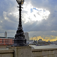 Buy canvas prints of Thames Embankment by Diana Mower