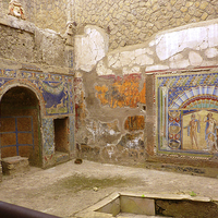 Buy canvas prints of Herculaneum Frescos by Diana Mower