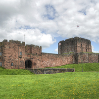 Buy canvas prints of Carlisle Castle by Diana Mower