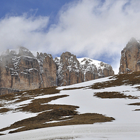 Buy canvas prints of Dolomites by Diana Mower