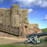 Buy canvas prints of Rye Castle by Diana Mower