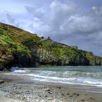 Buy canvas prints of Trevaunance Cove by Diana Mower