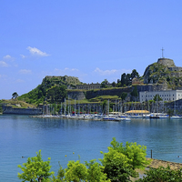 Buy canvas prints of The Old Fort Corfu by Diana Mower