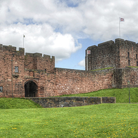 Buy canvas prints of  Carlisle Castle by Diana Mower