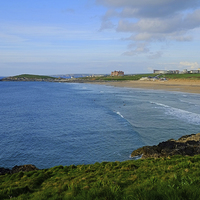Buy canvas prints of  Fistral Beach by Diana Mower