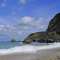 Buy canvas prints of  St Agnes Cornwall by Diana Mower