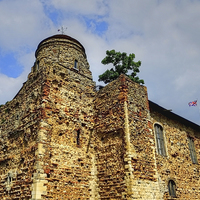 Buy canvas prints of  Colchester Castle by Diana Mower