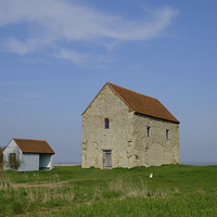 Buy canvas prints of  St Peter’s Bradwell  by Diana Mower