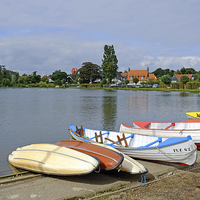 Buy canvas prints of  Thorpeness Suffolk by Diana Mower