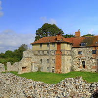 Buy canvas prints of  Leiston Abbey by Diana Mower